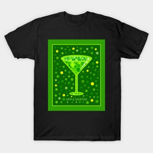 Apple Martini | Cocktail | Pop Art T-Shirt